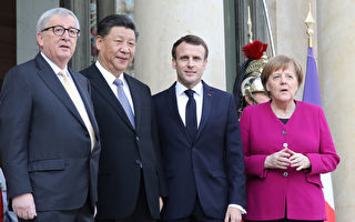習近平訪巴黎 馬克龍籲中共尊重歐盟統一
