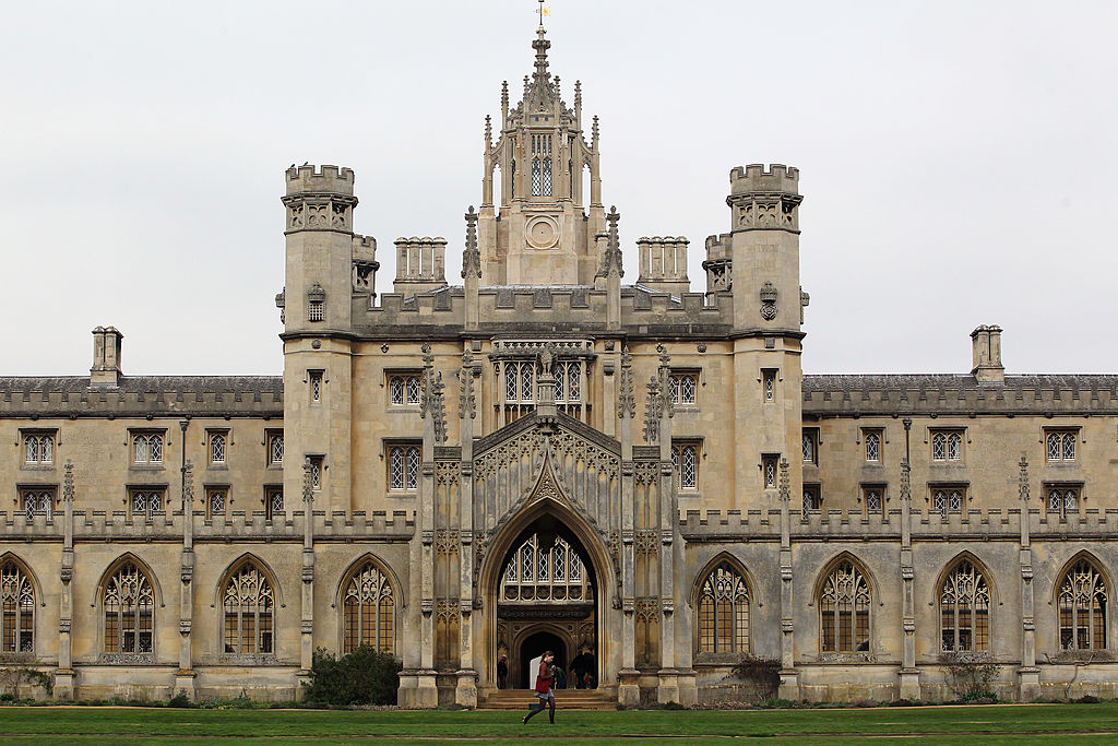 图为剑桥大学的圣约翰学院。(Dan Kitwood/Getty Images)