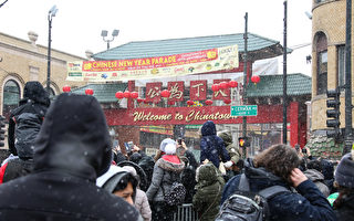 芝加哥南北华埠盛大游行 庆祝中国新年