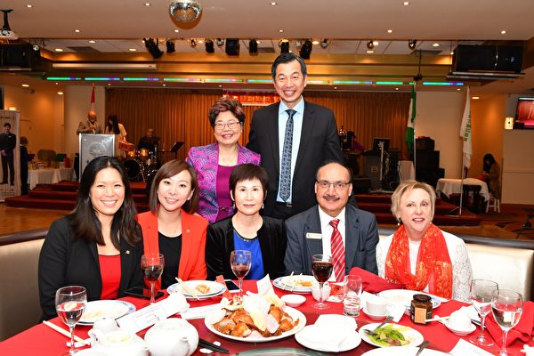 大温哥华台湾同乡会举办春酒晚宴迎接新年，现场嘉宾如云，高朋满座。
