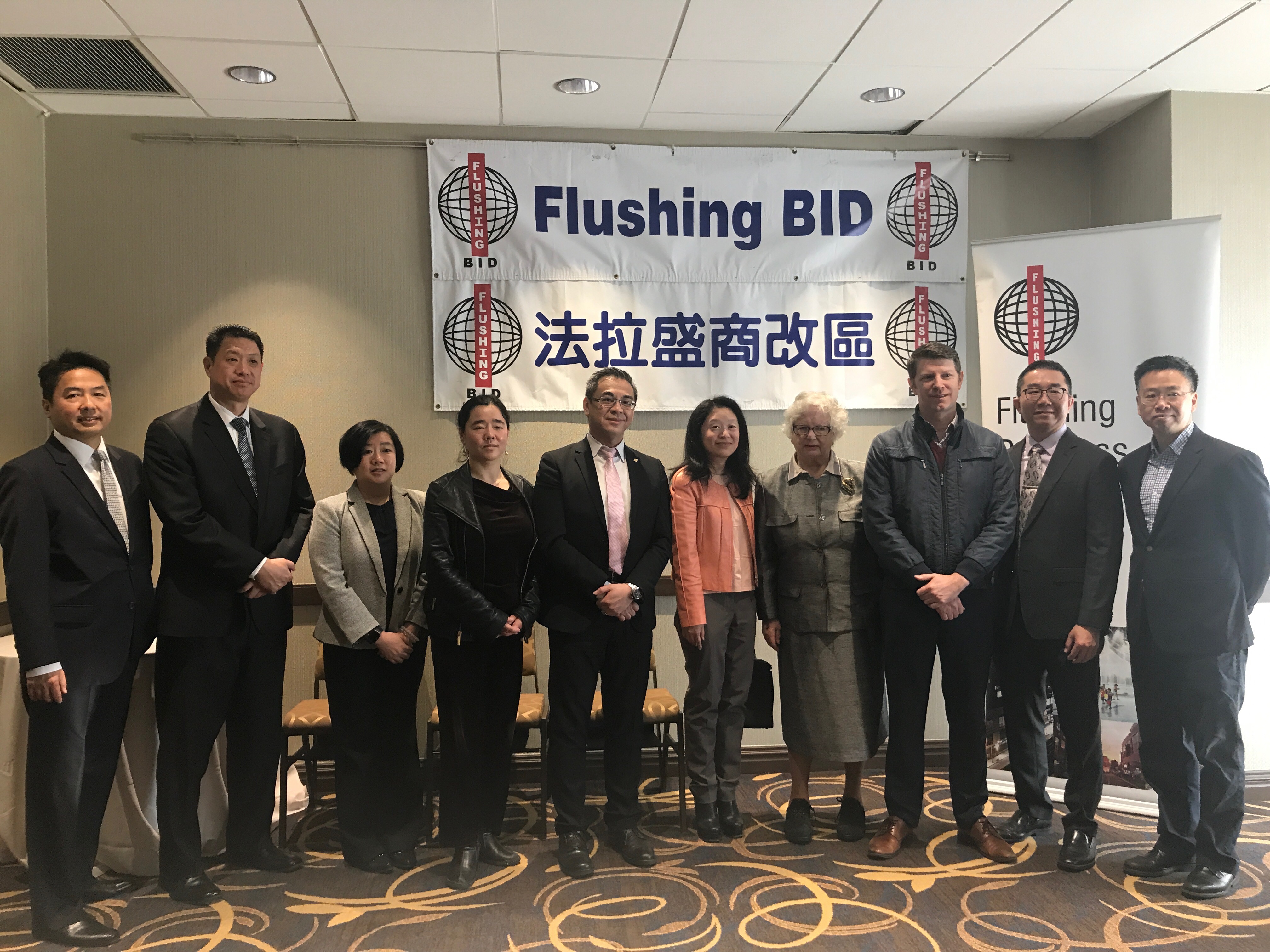 法拉盛商改区第四届年度筹款建新资讯亭| 大纪元