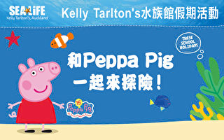 Kelly Tarlton’s水族馆假期活动——和Peppa Pig一起来探险！