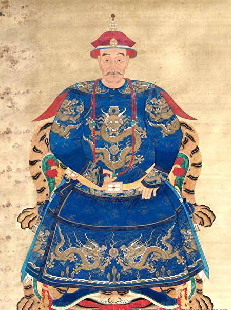 吴周开国皇帝吴三桂画像。（公有领域）