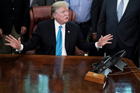 美國總統川普24日表示，預期美中貿易戰很快會結束，中共可能笑不出來。