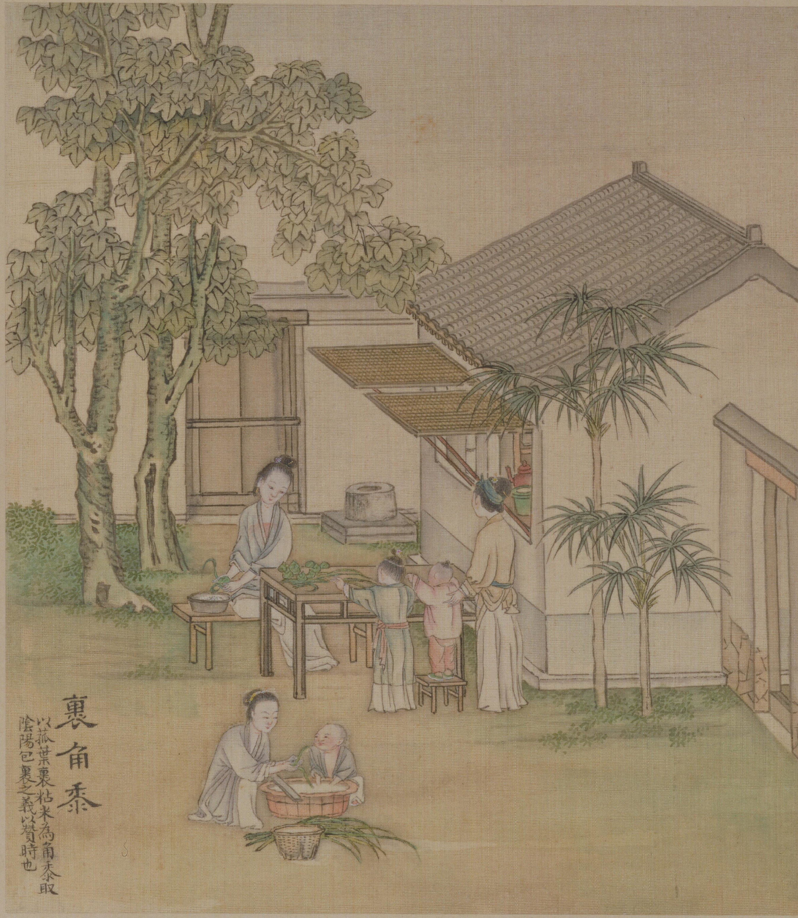 清代畫家徐揚《端陽故事圖冊》。(公有領域)