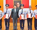慶祝警察節 潘孟安表揚有功員警及協勤民力