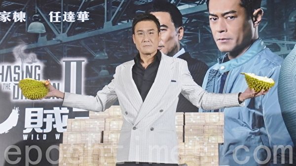 梁家輝6月11日在台北出席電影《追龍II：賊王》記者會