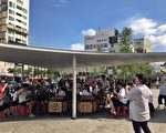 愛嘉的民生國中站前快閃 迎市民回嘉慶端午