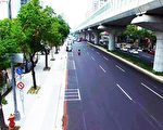 中市海綿人行道 吸引桃園考察透水地磚