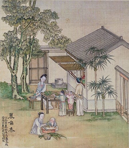 清代画家徐扬《端阳故事图册》。（公有领域）