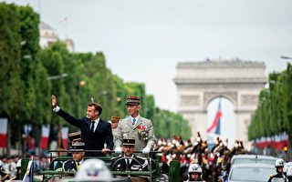 法國國慶日大閱兵 展示歐洲盟軍實力