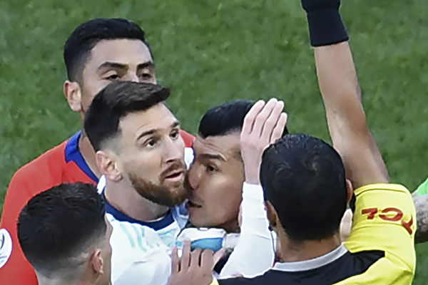 南美足聯官宣：梅西禁賽3個月 罰5萬美元