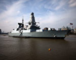 英國派第四艘軍艦波斯灣巡邏