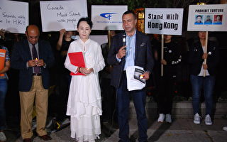 組圖：多倫多10團體燭光祈禱會撐香港