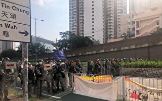 香港多地有亲共群体围殴反送中民众