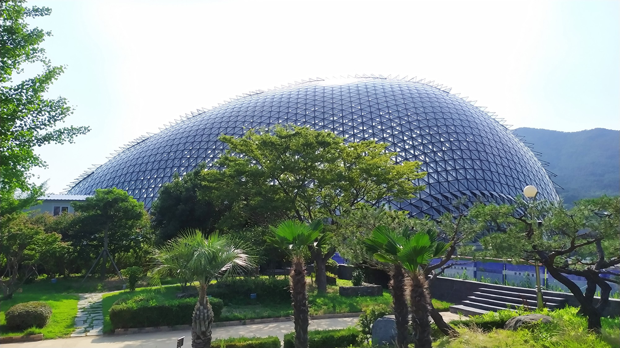 慶典活動期間，巨濟植物園（巨濟叢林圓頂）提前開放。 (巨濟市提供)