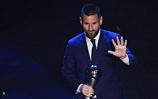 阿根廷球星梅西六獲世界足壇最佳球員獎