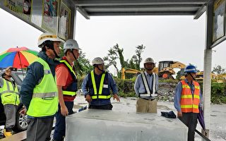米塔颱風來襲  九河局設置海堤監測護岸