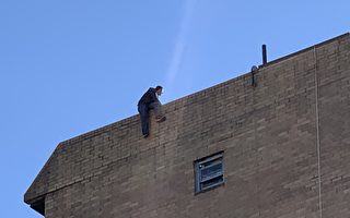纽约法拉盛闹市白人男子15楼跳楼身亡（影音）