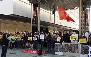 响应全球连线反极权 阿德莱德集会声援香港