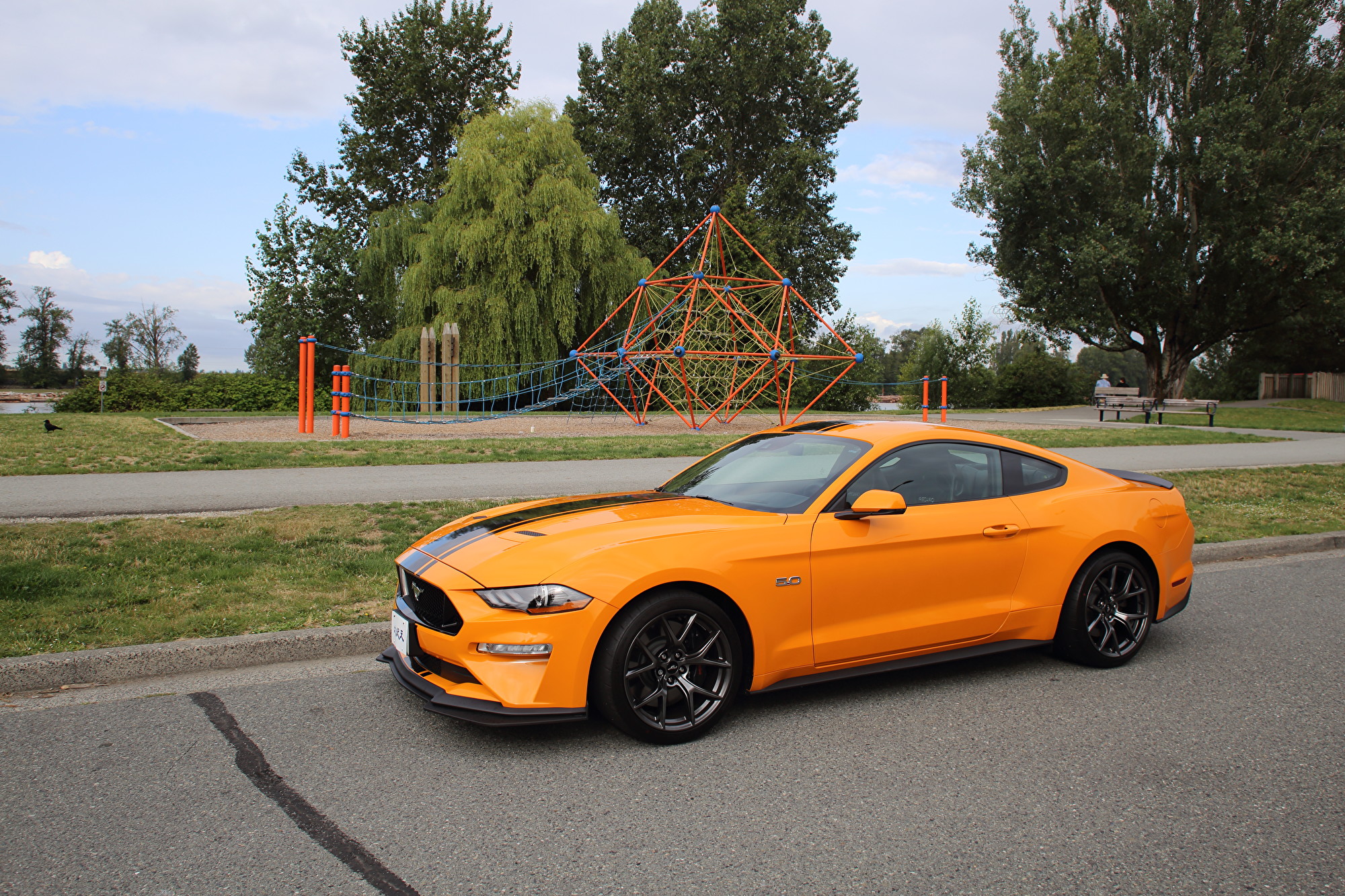 2019 Ford Mustang GT。(李奥/大纪元)