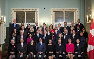 加拿大總理特魯多組新內閣 人數擴至37人