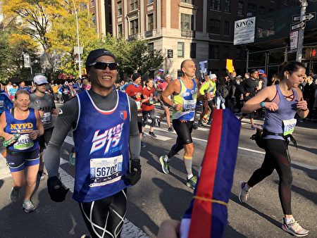 臺灣馬拉松跑者參加全球最受歡迎的2019紐約馬拉松賽事。