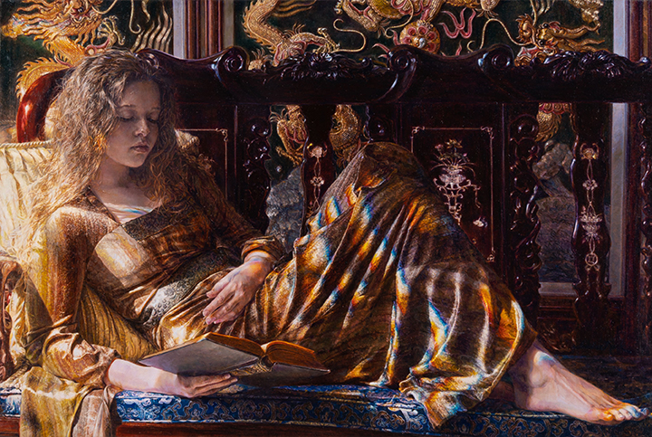 油画大赛作品《阴阳》 呈现梦幻般平衡之美| 新唐人| 大纪元