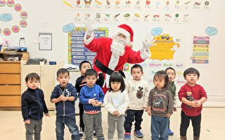 华埠儿童培护中心庆圣诞 孩子雀跃