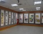 湖埔社大彩墨天磯  素人藝術作品吸睛