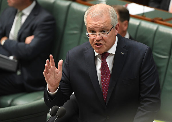 澳洲總理斯科特·莫里森（Scott Morrison）表示，澳洲當前受到來自外國干涉的威脅前所未有。資料照。（Tracey Nearmy/Getty Images）