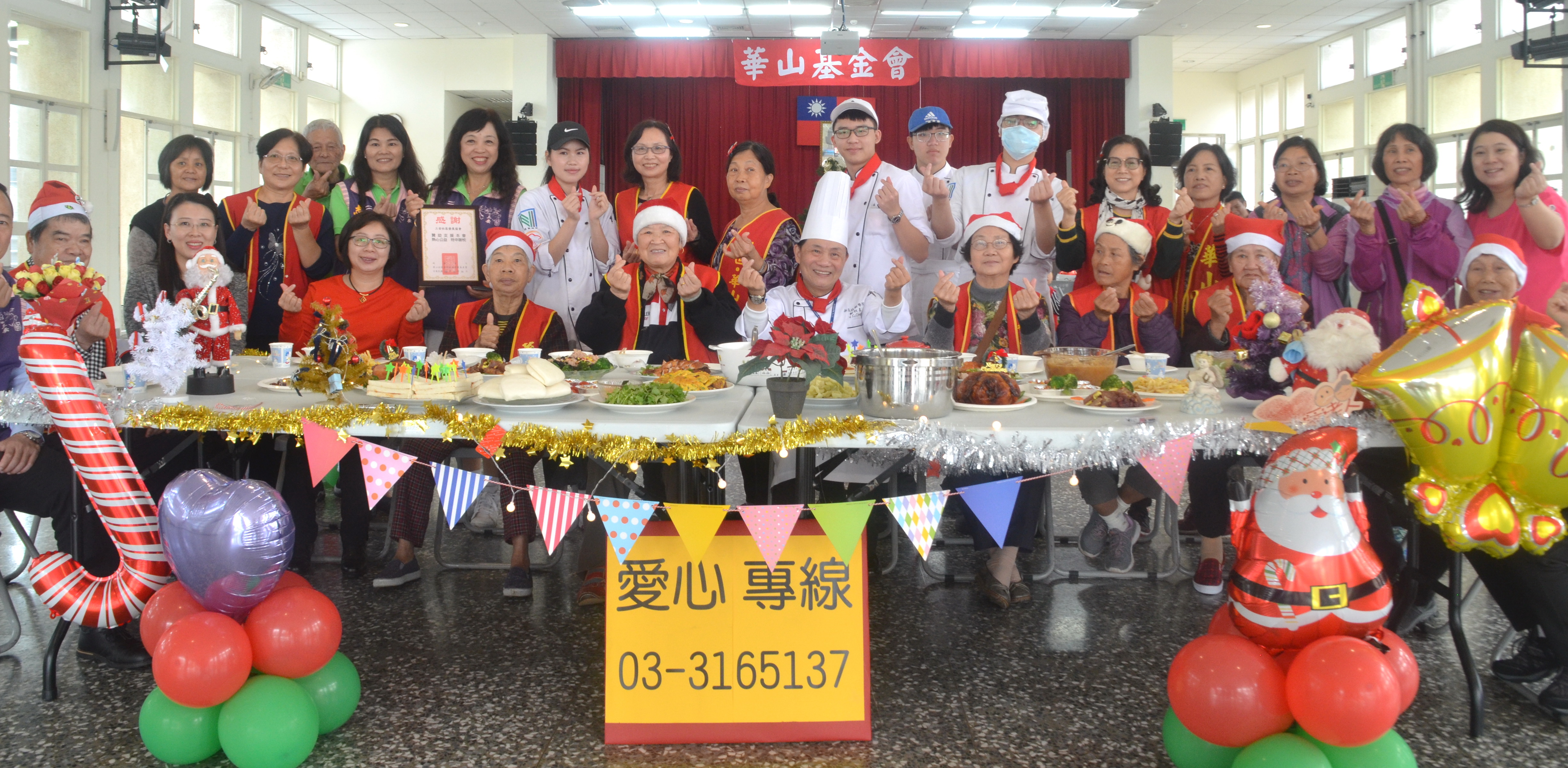 阿基师南亚学子显身手孤老提前飘送幸福年味 华山基金会 大纪元