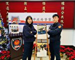員警服務當麻朵  中壢警分局新年月曆真貼心