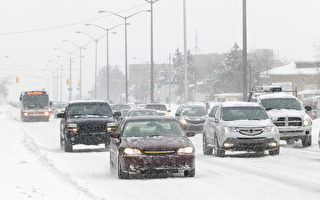 週日GTA冰雪交加 路況危險 車禍頻發