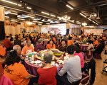 席开46桌 弘道招待弱势长辈围炉过新年