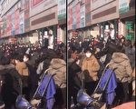 视频：锦州辽西小商品批发市场现人群聚集