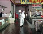 苗栗市公所進行北苗市場全面消毒
