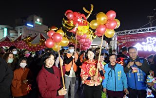 千人提灯笼游街 溪湖镇社区民众感受传统节庆气氛