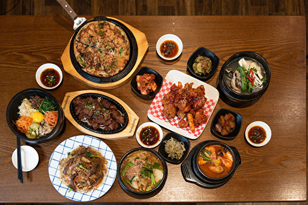圖：江南韓餐館喬遷高貴林，曾經多數獲獎，主廚希望越做越好。（童宇/大紀元）