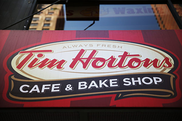漢堡王旗下的提姆霍頓咖啡館。（Photo by Spencer Platt/Getty Image）