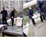 视频：武汉小区 一堆城管抢走业主买下的菜