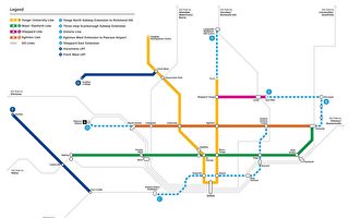 多伦多市与省府正式签约 扩展大多区地铁线
