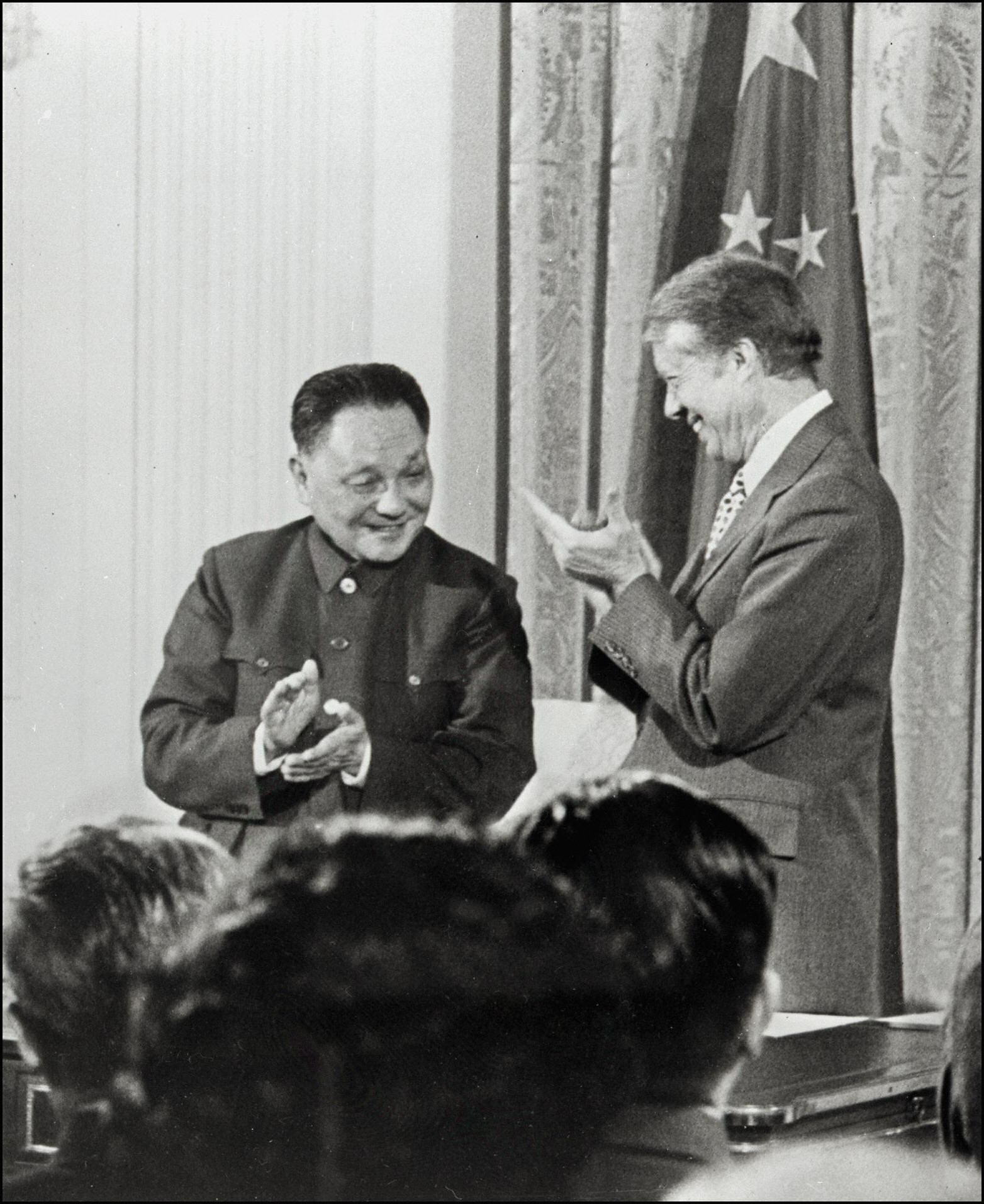 邓小平1979年2月访美的破冰之旅,选择西雅图为压轴地。(ARNOLD SACHS / CONSOLIDATED NEWS PICTURES / AFP)