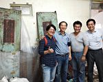 縣定古蹟北港集雅軒 發現一組清代木門