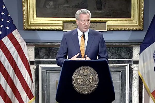 纽约市长：市民要为“就地避难”做好准备