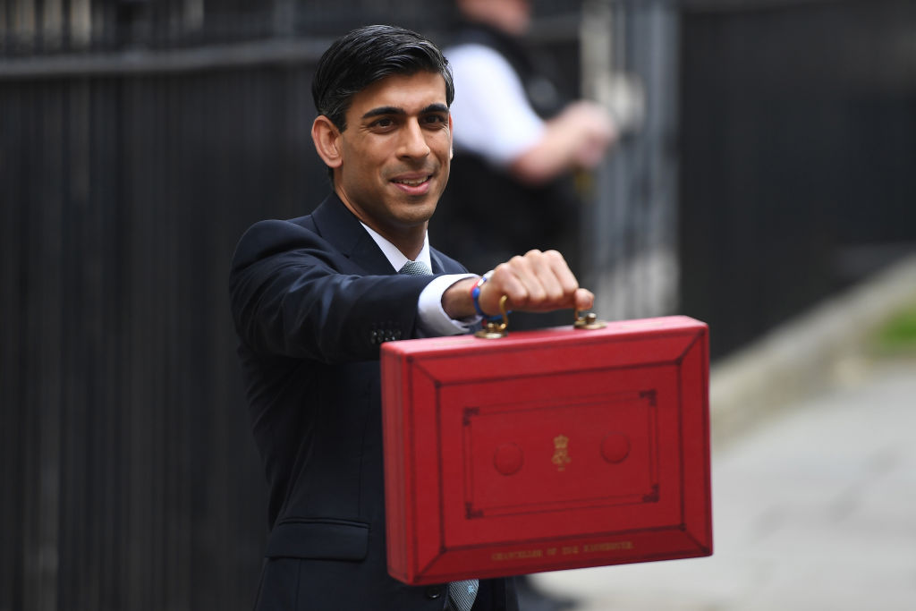 英國財政大臣蘇納克。(Peter Summers/Getty Images)