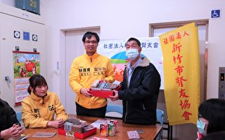 時力新竹市黨部致贈口罩套 盼助腎友抗疫情