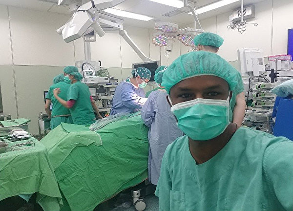 衣索比亚籍医师艾耶勒来台参加外科培训