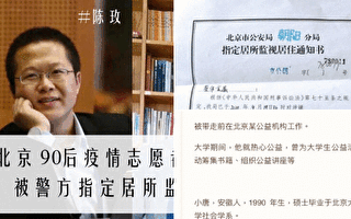 北京三名90後武漢疫情志願者遭非法拘留