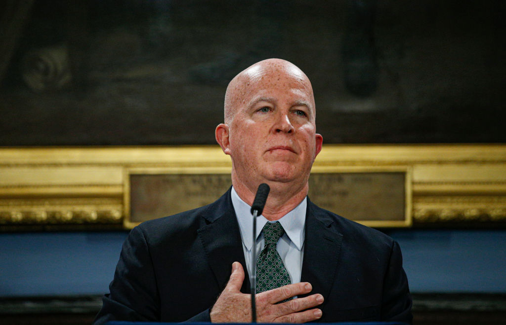 图为前纽约市警察局局长詹姆斯·奥尼尔(James O'Neill)。(Kena Betancur/Getty Images)